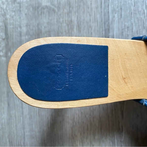 COACH WOODEN HEEL MULES - Picture 7 of 12